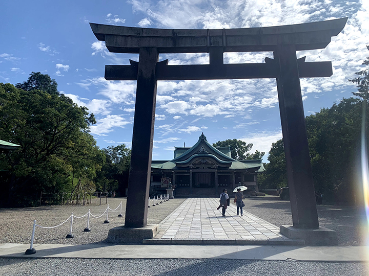 豊國神社の鳥居